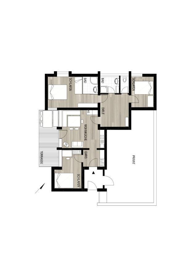 Apartamento Haus Güatli Gaschurn Exterior foto